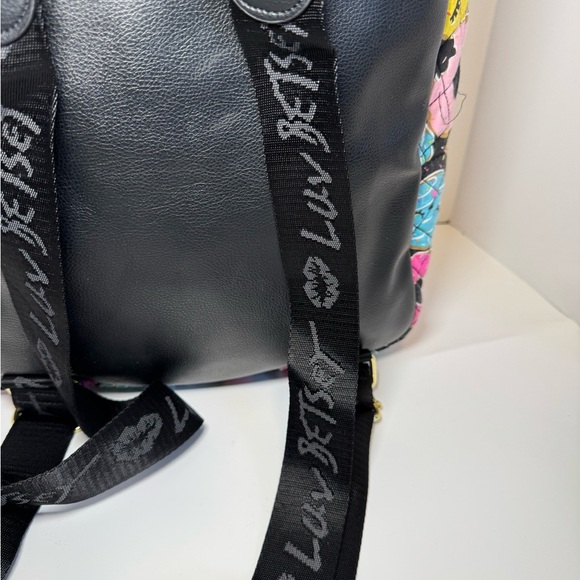 Luv Betsey by Betsey Johnson quilted Donut cat backpack - Picture 3 of 11